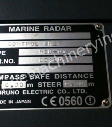 Label of Furuno FAR 2127 X Band Radar Keyboard Unit RCU-014