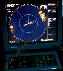Koden MDC 1810P 12KW 72nm IMO Approved Marine Radar Set Test 3