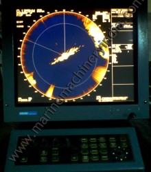 Koden MDC 1810P Used Marine Radar for Ship Navigation, Testing