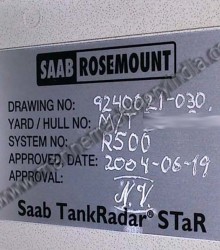 Saab Rosemount TankRadar STaR Marine Tank Gauging System – SCU