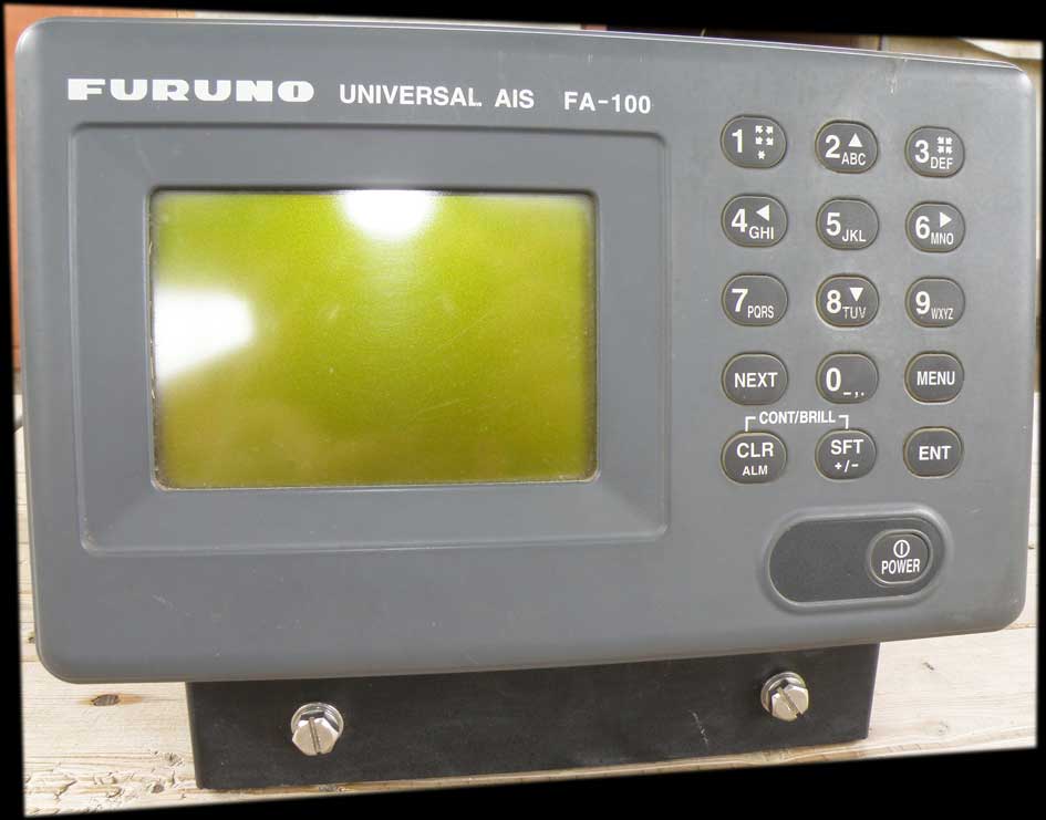 Furuno FA-100 Universal Shipborne Marine AIS Used Display