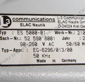 L3 Communications Elac Nautic ES5000 Echosounder Depth finder