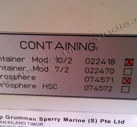 Sperry Navigat X MKI Gyro Sphere 074571 Container MOD 10/2 022418