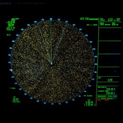 Furuno FR-2125 X Band ARPA Radar tested at 96nm range